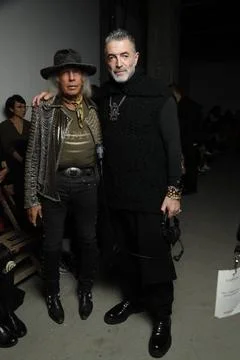  Dries van Noten front row at Paris Fashion Week Autumn Winter 2019 Dries ... Stock Photos