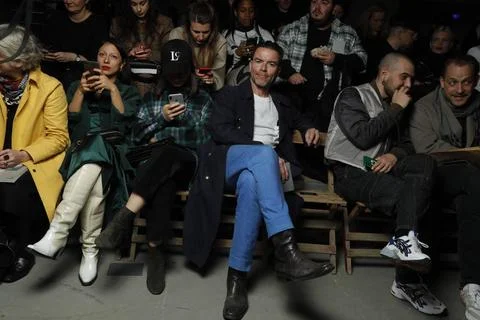  Dries van Noten front row at Paris Fashion Week Autumn Winter 2019 Dries ... Foto stock