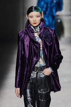  Dries Van Noten RTW Fall 2020 at Paris fashion Week Dries Van Noten RTW F... Stock Photos