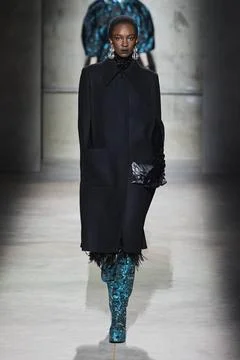 Dries Van Noten RTW Fall 2020 at Paris fashion Week Dries Van Noten RTW F... 스톡 사진