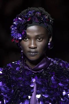  Dries Van Noten RTW Fall 2020 at Paris fashion Week Dries Van Noten RTW F... Stock Photos