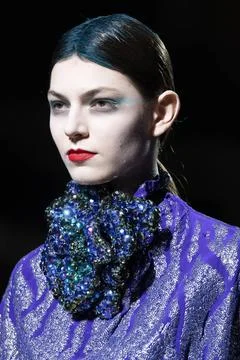  Dries Van Noten RTW Fall 2020 at Paris fashion Week Dries Van Noten RTW F... 스톡 사진