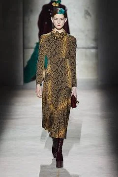  Dries Van Noten RTW Fall 2020 at Paris fashion Week Dries Van Noten RTW F... 스톡 사진