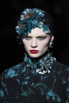  Dries Van Noten RTW Fall 2020 at Paris fashion Week Dries Van Noten RTW F... 스톡 사진