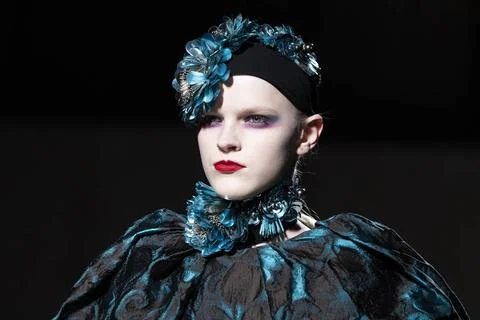 Dries Van Noten RTW Fall 2020 at Paris fashion Week Dries Van Noten RTW F... Stock Photos