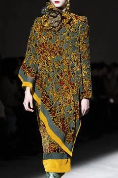  Dries Van Noten RTW Fall 2020 at Paris fashion Week Dries Van Noten RTW F... 스톡 사진