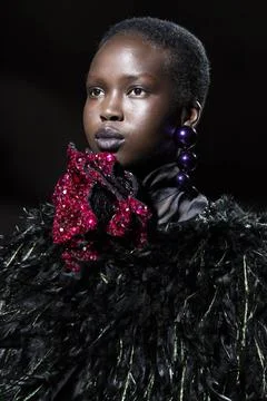  Dries Van Noten RTW Fall 2020 at Paris fashion Week Dries Van Noten RTW F... Stock Photos