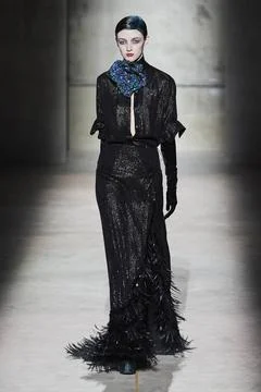  Dries Van Noten RTW Fall 2020 at Paris fashion Week Dries Van Noten RTW F... 库存照片