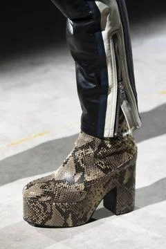  Dries Van Noten RTW Fall 2020 at Paris fashion Week Dries Van Noten RTW F... Stock Photos
