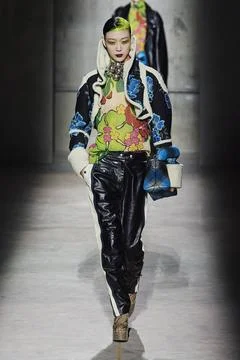  Dries Van Noten RTW Fall 2020 at Paris fashion Week Dries Van Noten RTW F... 스톡 사진