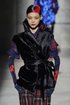  Dries Van Noten RTW Fall 2020 at Paris fashion Week Dries Van Noten RTW F... Stock Photos