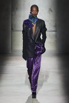  Dries Van Noten RTW Fall 2020 at Paris fashion Week Dries Van Noten RTW F... Foto stock