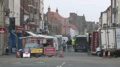 Driffield Market Stock Footage 11152113