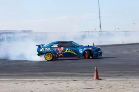 Drift Car 库存照片