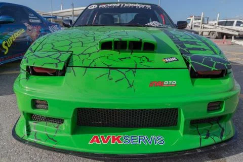 Drift Car 스톡 사진