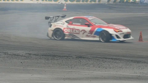 Drift car (slow motion) Video stock 101708107