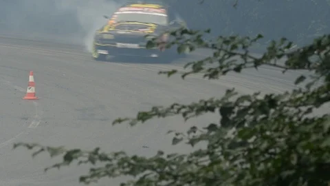 Drift car (slow motion) Stock Footage 101708380