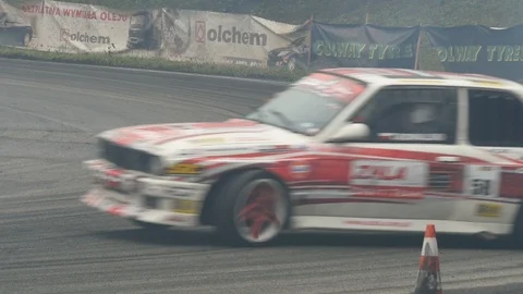 Drift car (slow motion) Stock Footage 101708504