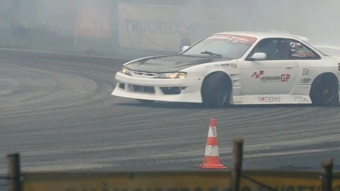 Drift car (slow motion) Stock Footage 101709624
