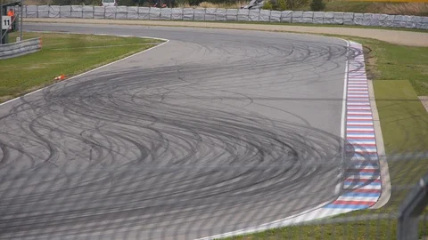 Drift car in smoke Stock Footage 102064304