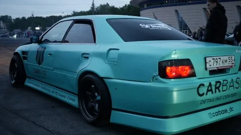 Drift car tayota chaser Stock Footage 114751249