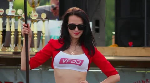 Drift girl Stock Footage 11062839