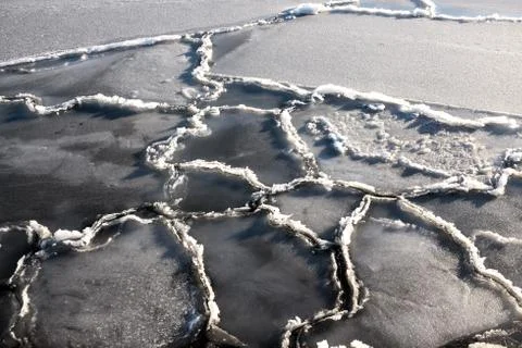 Drift ice, background. 写真素材