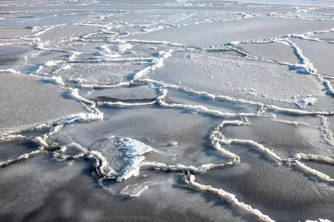 Drift ice 写真素材