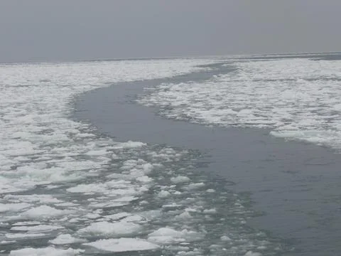 Drift Ice 库存照片