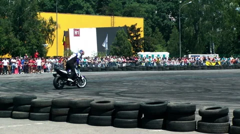 Drift motorcycle Stock Footage 50523191