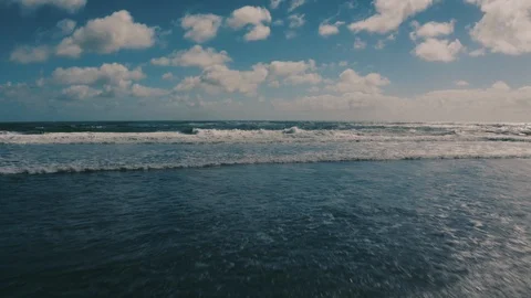 Drift out over the ocean Video stock 123242867