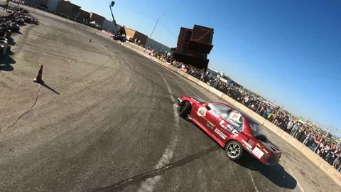  Drift race  库存影片 194544502