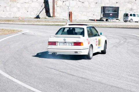 Drift racing competition Stock Photos