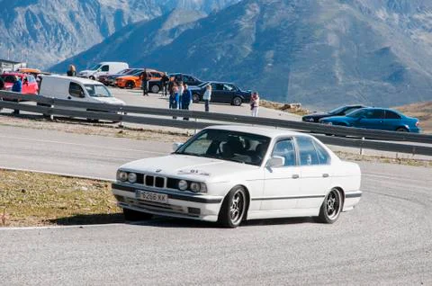 Drift racing competition 스톡 사진
