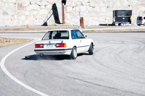 Drift racing competition Stock Photos