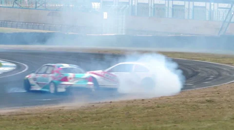 Drift Smolensk Ring 2 库存影片 40433001