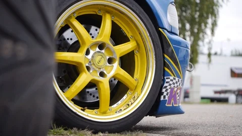 Drift tire Video stock 101547940