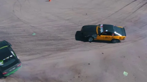 Drift on the track Video stock 255099388