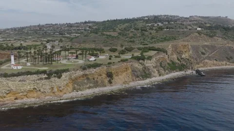 Drifting Along Coast in Palos Verdes Stock Footage 339711322