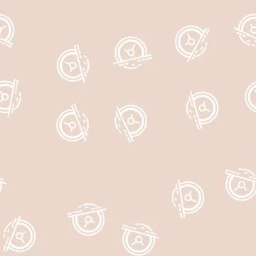 Drifting away time line vector seamless pattern Stock Illustration