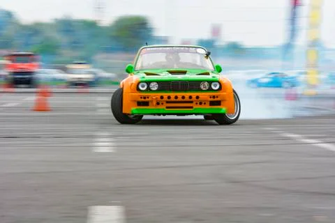 Drifting car Stock Photos