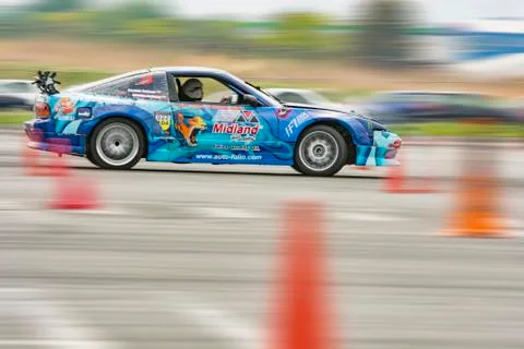 Drifting car Stock Photos