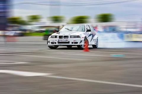 Drifting car Stock Photos