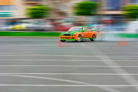 Drifting car Stock Photos