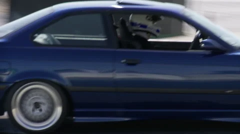 Drifting Car So Cal Vídeo Stock 45772158