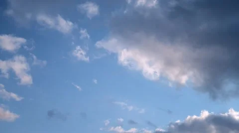 Drifting Clouds at dusk Stock Footage 46018242