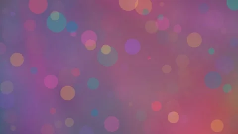 Drifting Colorful Bokeh Circle Loop - Festive Gradient Party Backdrop 스톡 동영상 341568443
