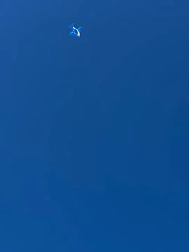 Drifting in the Deep Blue Foto stock
