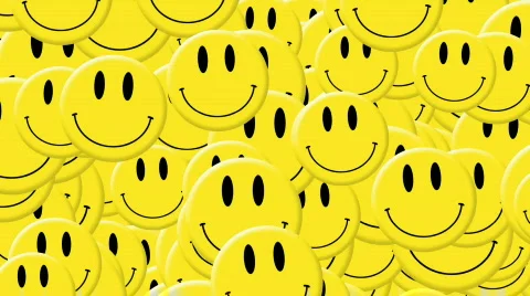 Drifting Happy Faces Stock Footage 690779