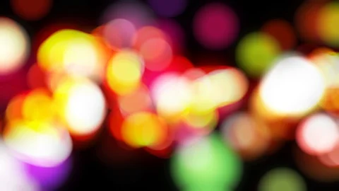Drifting Light Bokeh Stock Footage 97401732